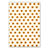 サンフラワーズ&ラバ素朴ンダー結婚ズ座席表 テーブルナンバー (裏面)