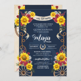 サンフラワーズ&レッドローズ素朴シャルロキンセアニェラ 招待状