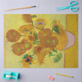 サンフラワーズ、ヴィンセント・ヴァン・ゴッホ、1889年 薄葉紙 (クラフト)