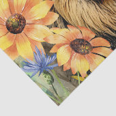 サンフラワーズ&ヴィンテージライオンヘッドティッシュペーパー 薄葉紙 (詳細)