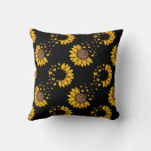 サンフラワーズ&蝶装飾用クッション クッション (裏面)