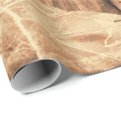 サンフラワーセピアヴィンテージアンティークカントリーフローラ ラッピングペーパー (ロールコーナー)