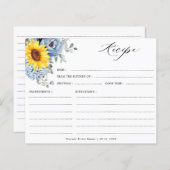 サンフラワーダスティブルー石板牡丹フローラレシピ (正面/裏面)