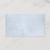 サンフラワーダスティブルー石板牡丹フローラ エンクロージャーカード (裏面)