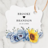 サンフラワーダスティブルー石板牡丹フローラ フェイバータグ (裏面)