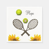 サンフラワーテニス紙ナプキンス スタンダードカクテルナプキン (正面)