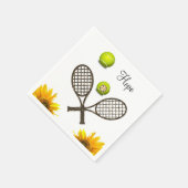 サンフラワーテニス紙ナプキンス スタンダードカクテルナプキン (角)