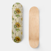 サンフラワードラゴンフライオールド新聞カントリースタイル スケートボード (正面)