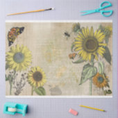 サンフラワードリームズデクページティッシュペーパー 薄葉紙 (クラフト)