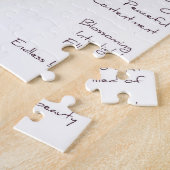 サンフラワードリーム詩パズルwithスズ ジグソーパズル (側面)