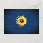 サンフラワーネイビーバビーズブレスライト結婚ズ詳細 エンクロージャーカード (裏面)