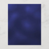 サンフラワーネイビーブルーバジェット結婚式招待状 (裏面)