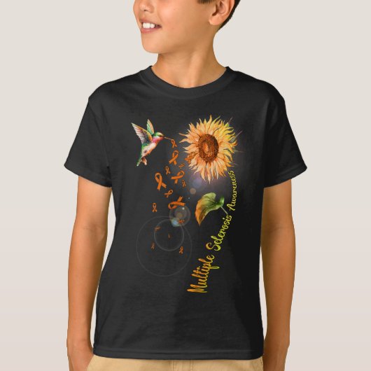 サンフラワーハチドリ Tシャツ (正面)