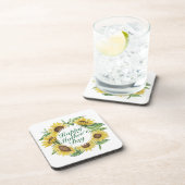 サンフラワーハッピーマザーズデイフローラフレームコースター コースター (右側)