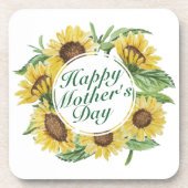 サンフラワーハッピーマザーズデイフローラフレームコースター コースター (正面)