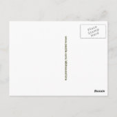 サンフラワーバタフライフレンドシップ&サンシャイン ポストカード (裏面)