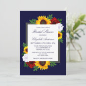 サンフラワーバラ秋フローラブライダルシャワー 招待状 (スタンド正面)