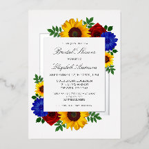 サンフラワーバラ秋フローラブライダルシャワー