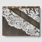 サンフラワーバーンウッドアンドレース結婚ズゲストブック ゲストブック (裏面)