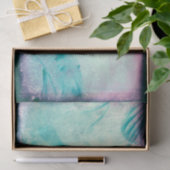 サンフラワーパステルイエローティール(緑がかった色)ヴィンテージアンティーク 薄葉紙 (ギフト)