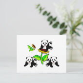 サンフラワーパンダベアーズ ポストカード (スタンド正面)