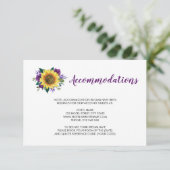 サンフラワーパープルバラ結婚ズ宿泊施設 エンクロージャーカード (スタンド正面)