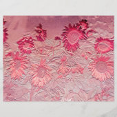 サンフラワーピンクフローラヴィンテージシックデザイン (正面)