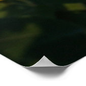 サンフラワーフィールドの写真を照らす ポスター (角)