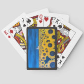 サンフラワーフィー絵を描ルドズバイアルフレッドキツネ トランプ (裏面)