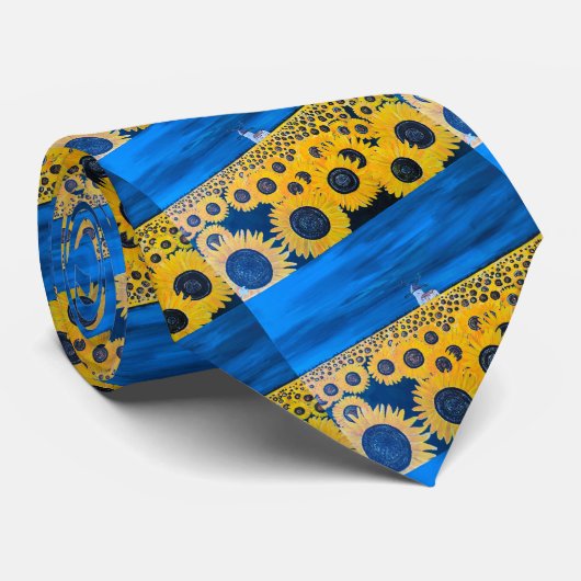 サンフラワーフィー絵を描ルドズバイアルフレッドキツネ ネクタイ (ロール)