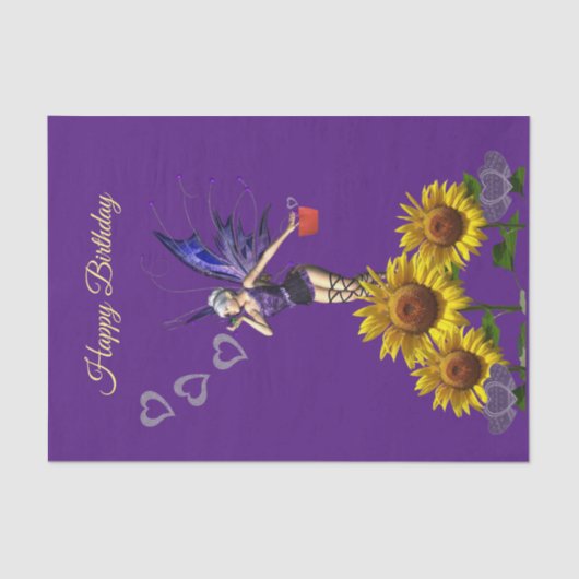 サンフラワーフェアリーティッシュペーパー 薄葉紙 (正面)