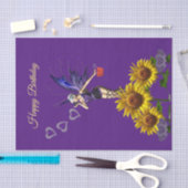 サンフラワーフェアリーティッシュペーパー 薄葉紙 (クラフト)