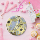 サンフラワーフェアリーハウス紙プレート ペーパープレート (パーティー)