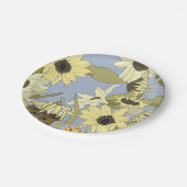 サンフラワーフェアリーハウス紙プレート ペーパープレート (アングル)