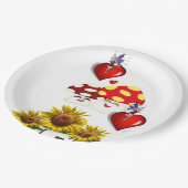 サンフラワーフェアリーパンプキン紙プレート ペーパープレート (アングル)