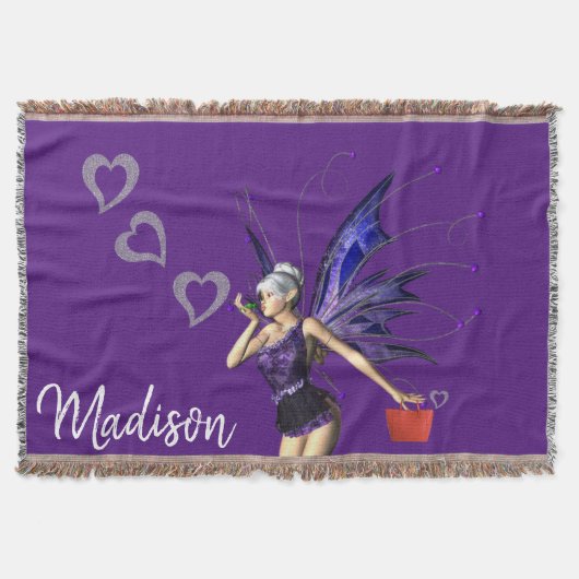 サンフラワーフェアリーブランケット スローブランケット (正面)