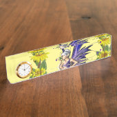 サンフラワーフェアリー机用ネームプレート デスクネームプレート (側面)