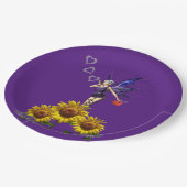 サンフラワーフェアリー紙プレート ペーパープレート (アングル)