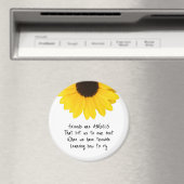 サンフラワーフレンズは天使引用文 マグネット (インサイチュ (食洗機))