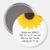 サンフラワーフレンズは天使引用文 マグネット (正面/裏面)