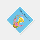 サンフラワーフローラキリン紙ナプキンス スタンダードカクテルナプキン (角)