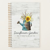 サンフラワーフローラ&ウッ素朴ドヴィンテージコテージ プランナー手帳 (正面)