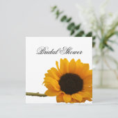 サンフラワーブライダルシャワー招待 招待状 (スタンド正面)