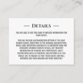 サンフラワーブルゴーニュ結婚バラ詳細 エンクロージャーカード (正面)