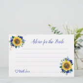 サンフラワーブルーバラライトブライダルシャワーアドバイス (スタンド正面)