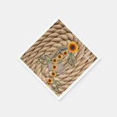 サンフラワーヘビ紙ナプキンス スタンダードカクテルナプキン (角)
