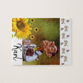 サンフラワーベテリアンパズル ジグソーパズル (横)