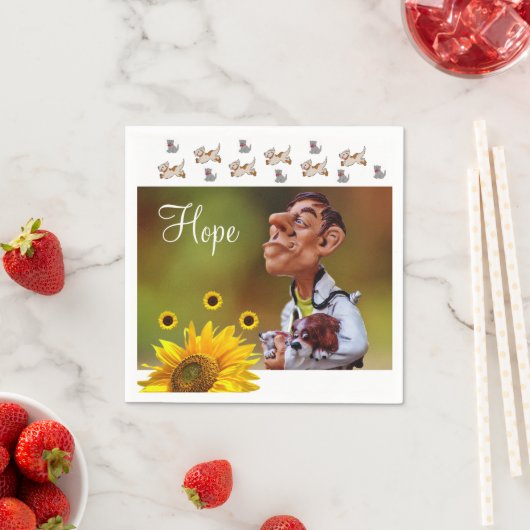 サンフラワーベテリアン紙ナプキンス スタンダードカクテルナプキン (インサイチュ)