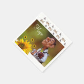 サンフラワーベテリアン紙ナプキンス スタンダードカクテルナプキン (角)