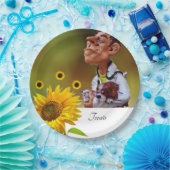 サンフラワーベテリアン紙プレート ペーパープレート (パーティー)